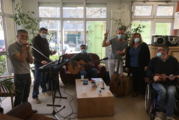 atelier musique à la résidence Arceau